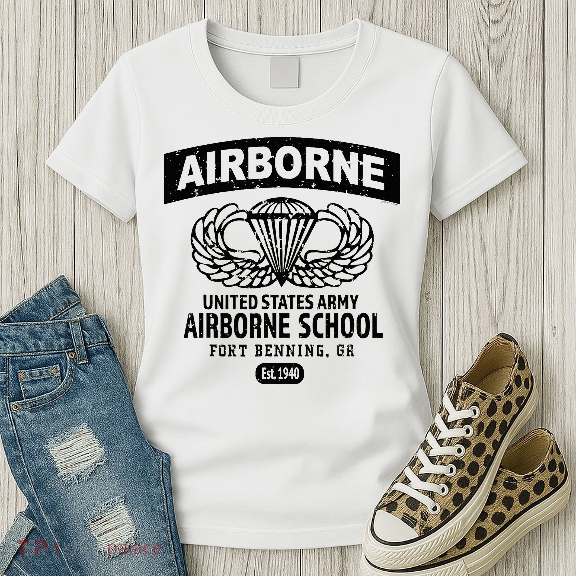 Army Airborne School Fort Benning Ga Women's T-Shirt
