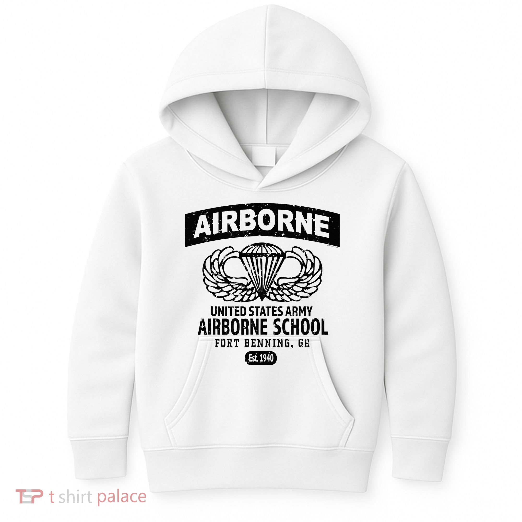 Army Airborne School Fort Benning Ga Kids Hoodie