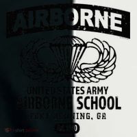 Army Airborne School Fort Benning Ga Women's Tri-Blend 3/4-Sleeve Raglan Shirt thumb 4