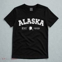 Awesome Alaska Shirt Alaska Est Map 1959 Sports T-Shirt thumb 5