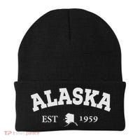 Awesome Alaska Shirt Alaska Est Map 1959 Sports Beanie thumb 0