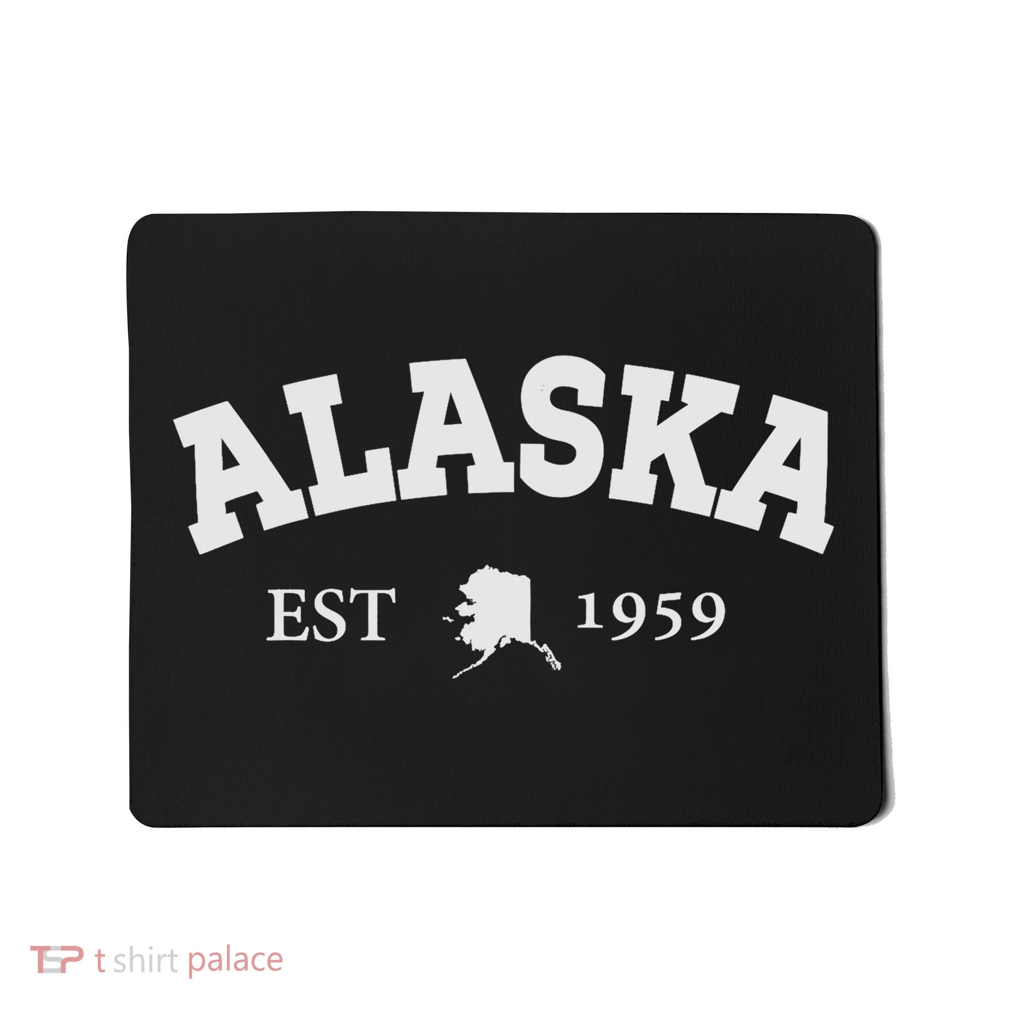 Awesome Alaska Shirt Alaska Est Map 1959 Sports Mousepad