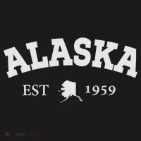 Awesome Alaska Shirt Alaska Est Map 1959 Sports Women's Tank Top thumb 5