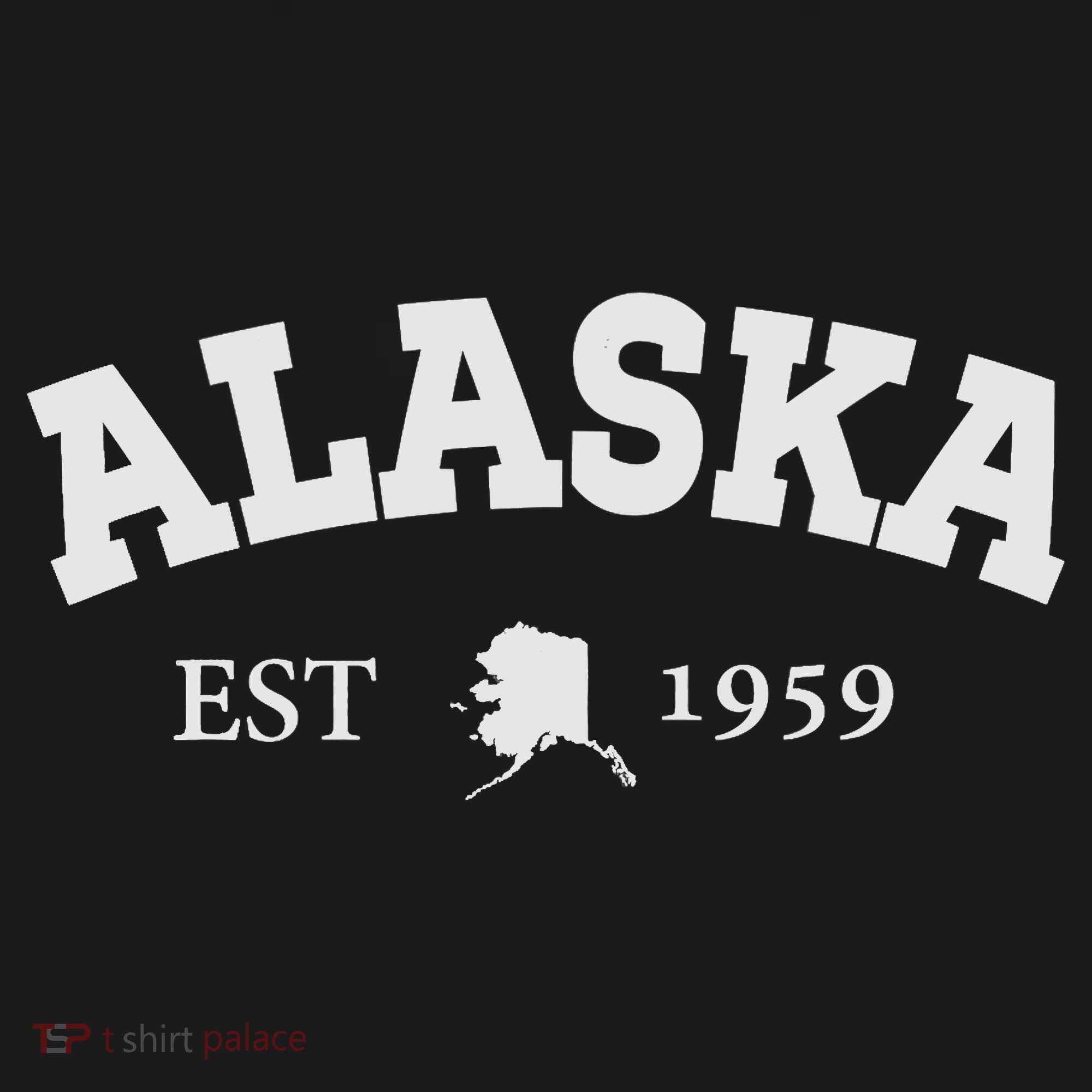 Awesome Alaska Shirt Alaska Est Map 1959 Sports Women's Long Sleeve Shirt