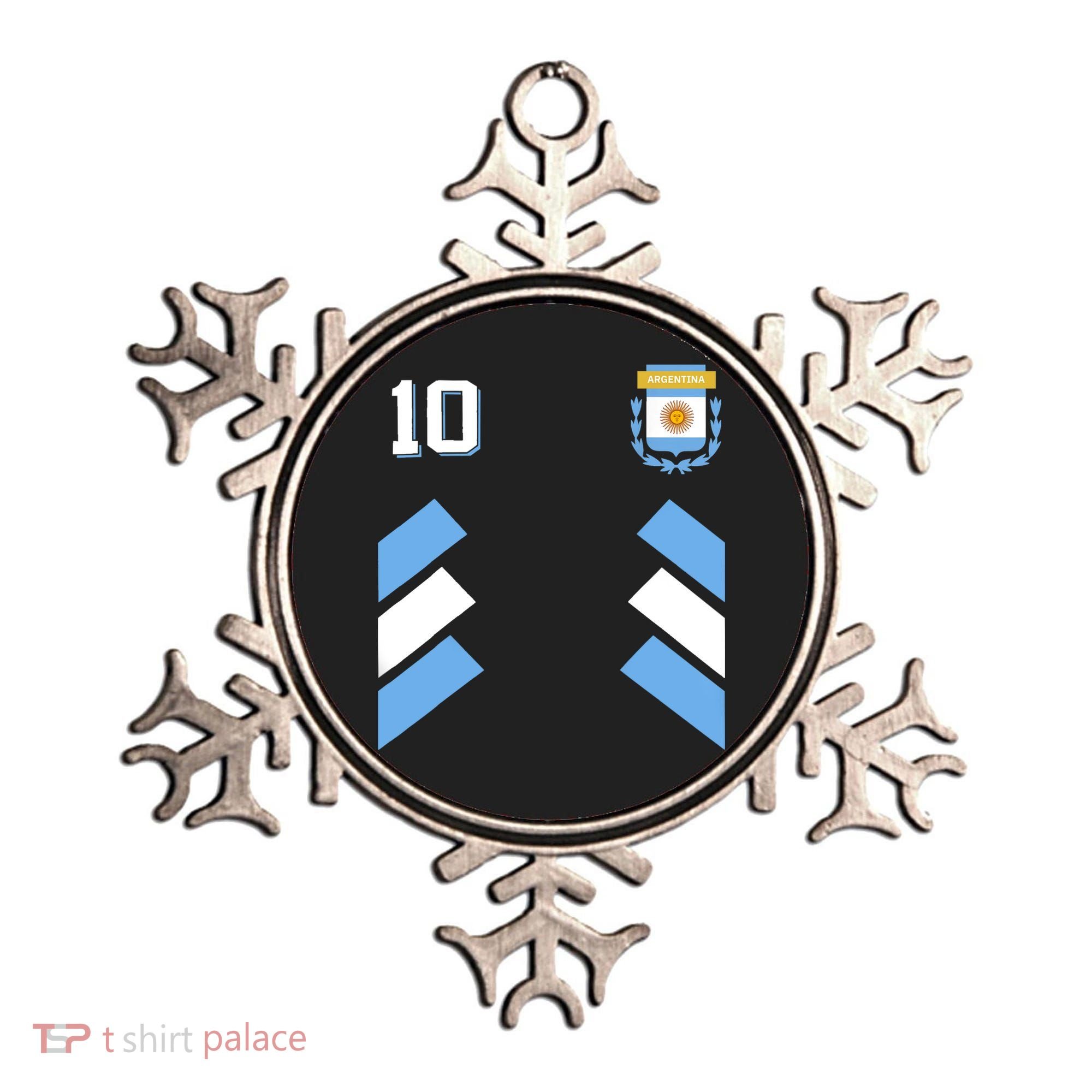 Awesome Argentina Soccer Argentinian Football Retro 10 Gift Ornament