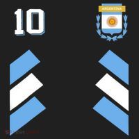 Awesome Argentina Soccer Argentinian Football Retro 10 Gift Hat thumb 2
