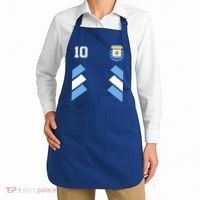 Awesome Argentina Soccer Argentinian Football Retro 10 Gift Apron thumb 2
