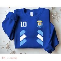 Awesome Argentina Soccer Argentinian Football Retro 10 Gift Sweatshirt thumb 2