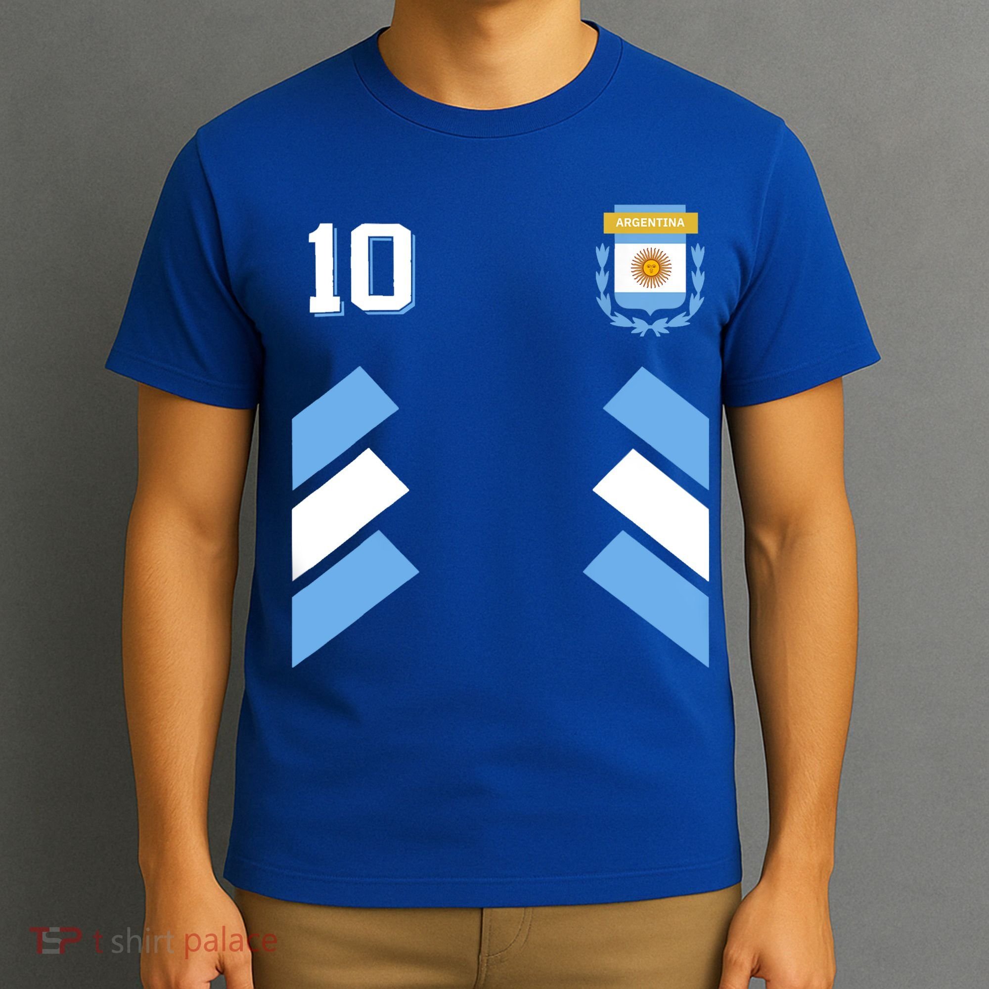 Awesome Argentina Soccer Argentinian Football Retro 10 Gift T-Shirt