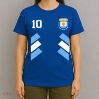 Awesome Argentina Soccer Argentinian Football Retro 10 Gift T-Shirt thumb 4