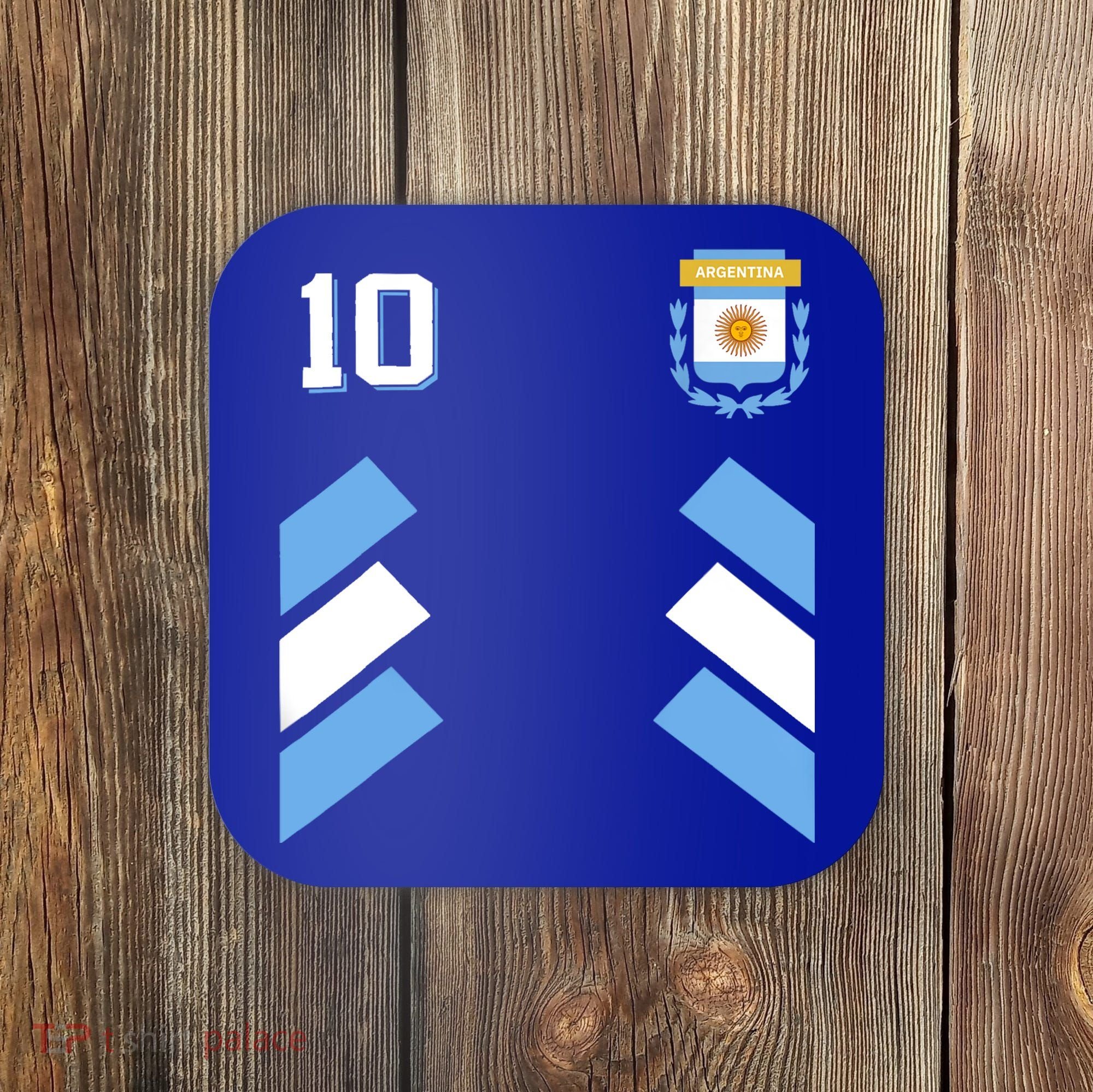 Awesome Argentina Soccer Argentinian Football Retro 10 Gift Coaster