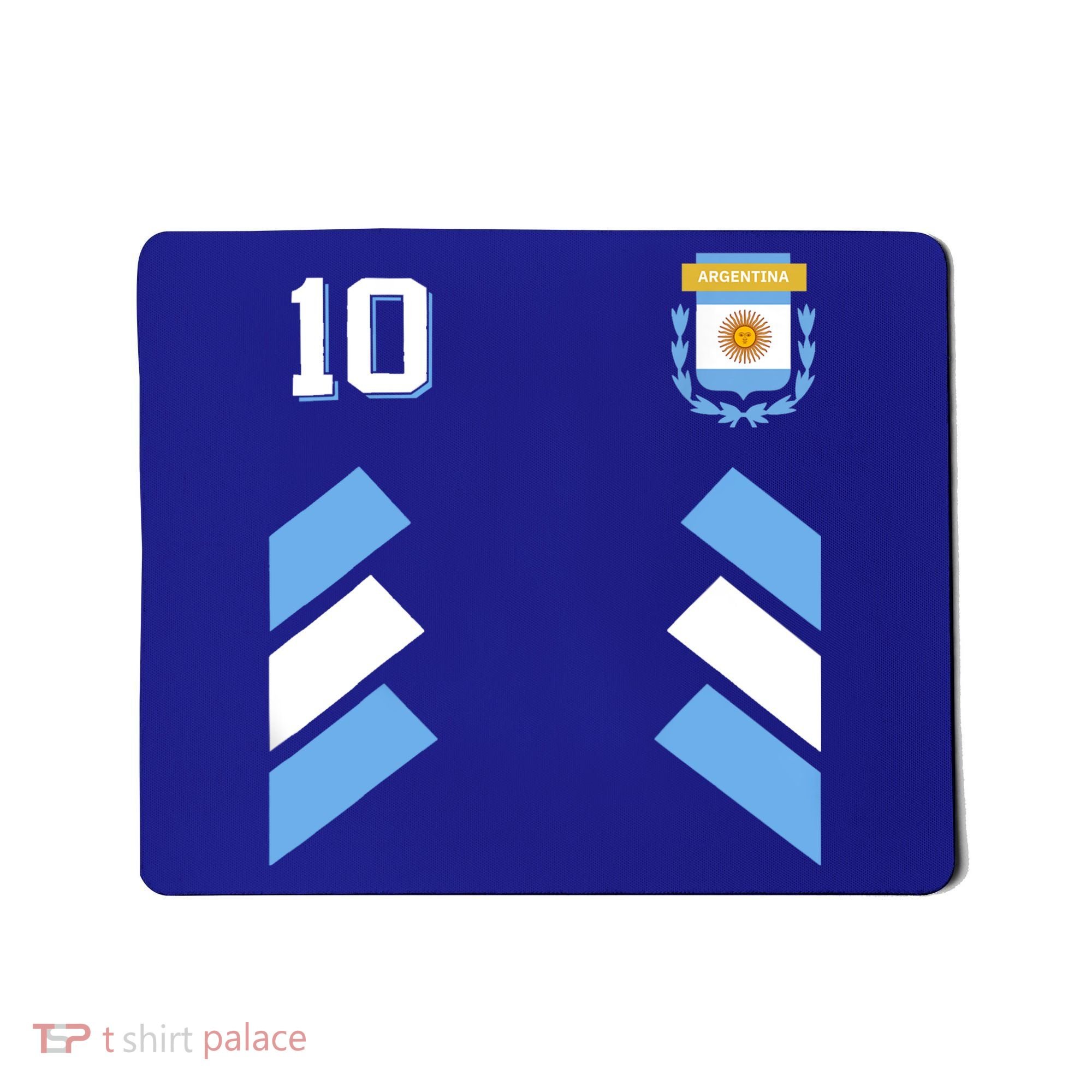 Awesome Argentina Soccer Argentinian Football Retro 10 Gift Mousepad