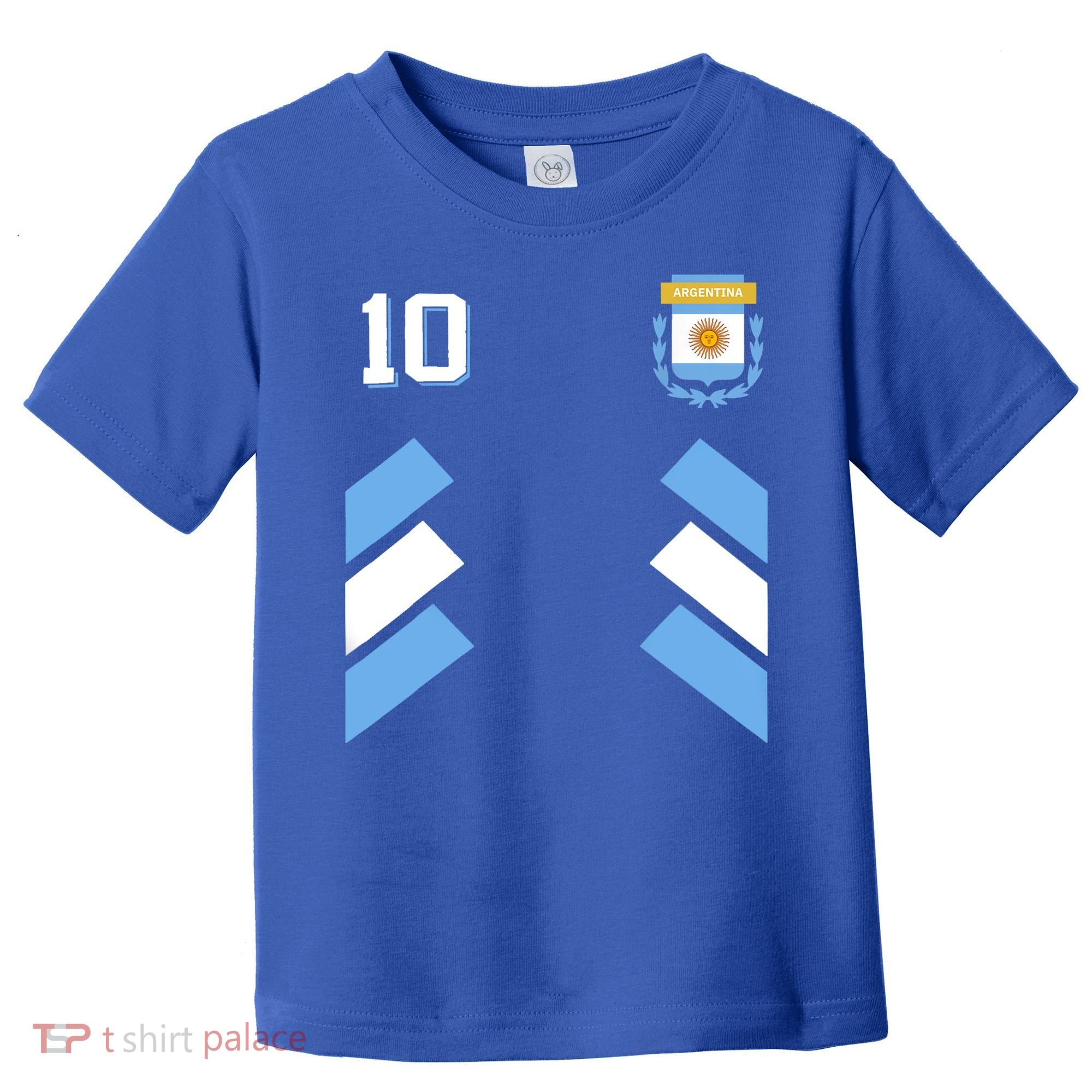 Awesome Argentina Soccer Argentinian Football Retro 10 Gift Toddler T-Shirt
