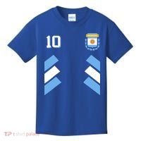Awesome Argentina Soccer Argentinian Football Retro 10 Gift Kids T-Shirt thumb 0