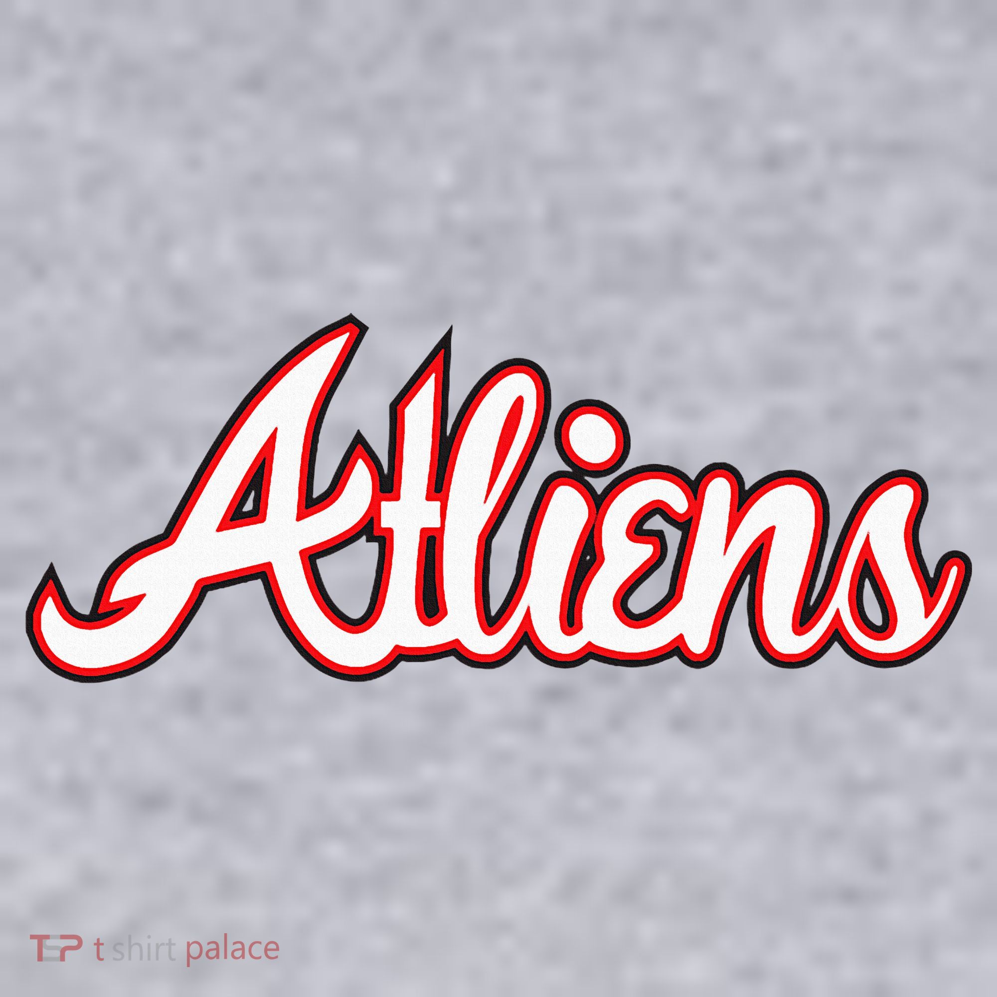 Atliens Atlanta Script Women's Sweatshirt