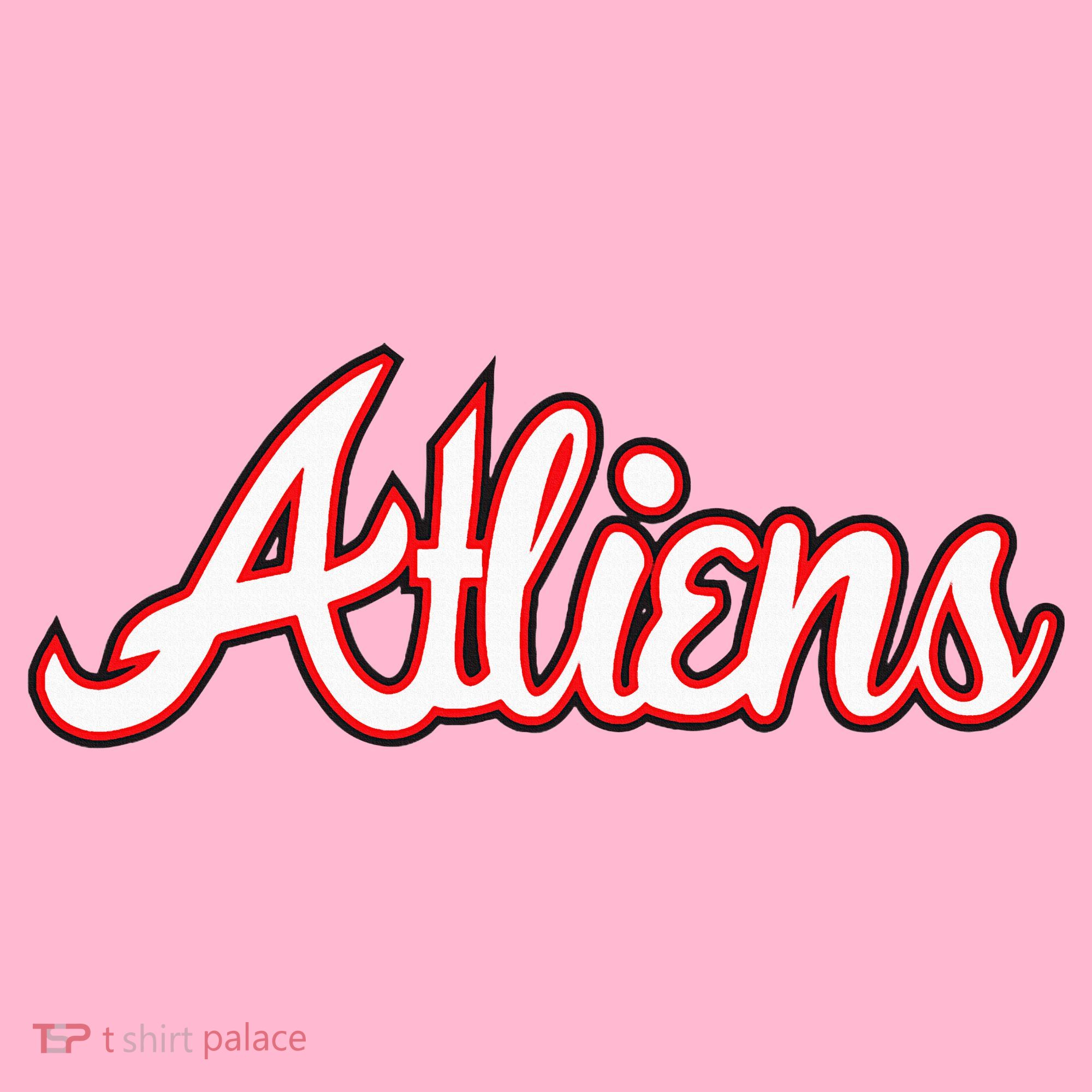 Atliens Atlanta Script Coaster