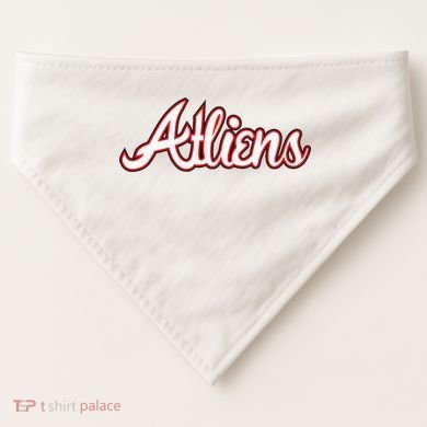 Atliens Atlanta Script USA-Made Doggie Bandana