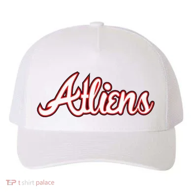 Atliens Atlanta Script Yupoong Adult 5-Panel Trucker Hat