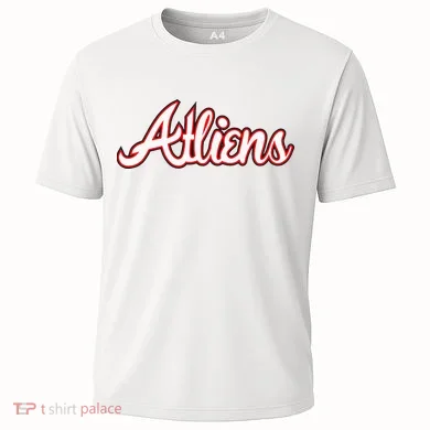 Atliens Atlanta Script Cooling Performance Crew T-Shirt