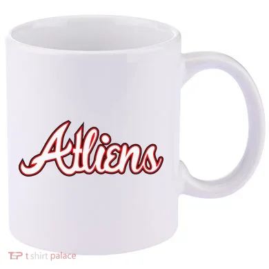 Atliens Atlanta Script 11oz C Handle Ceramic Mug