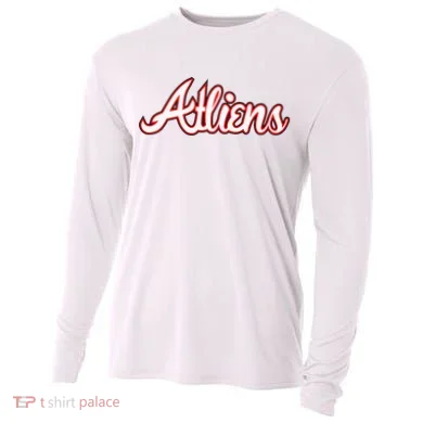 Atliens Atlanta Script Cooling Performance Long Sleeve Crew
