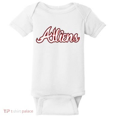 Atliens Atlanta Script Baby Bodysuit
