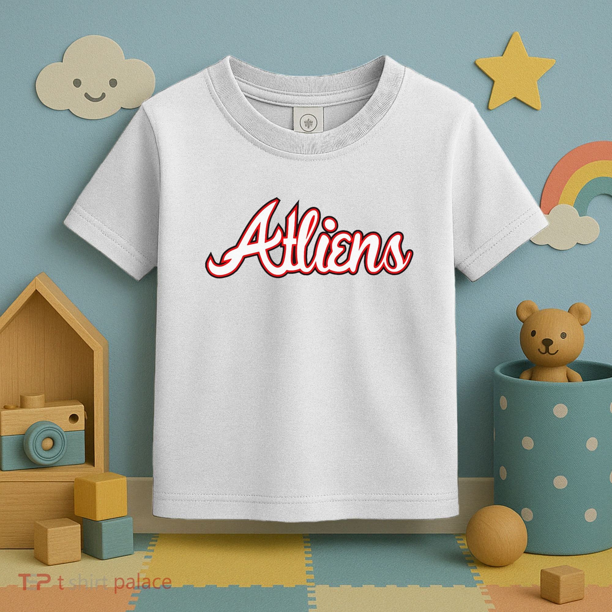Atliens Atlanta Script Toddler T-Shirt