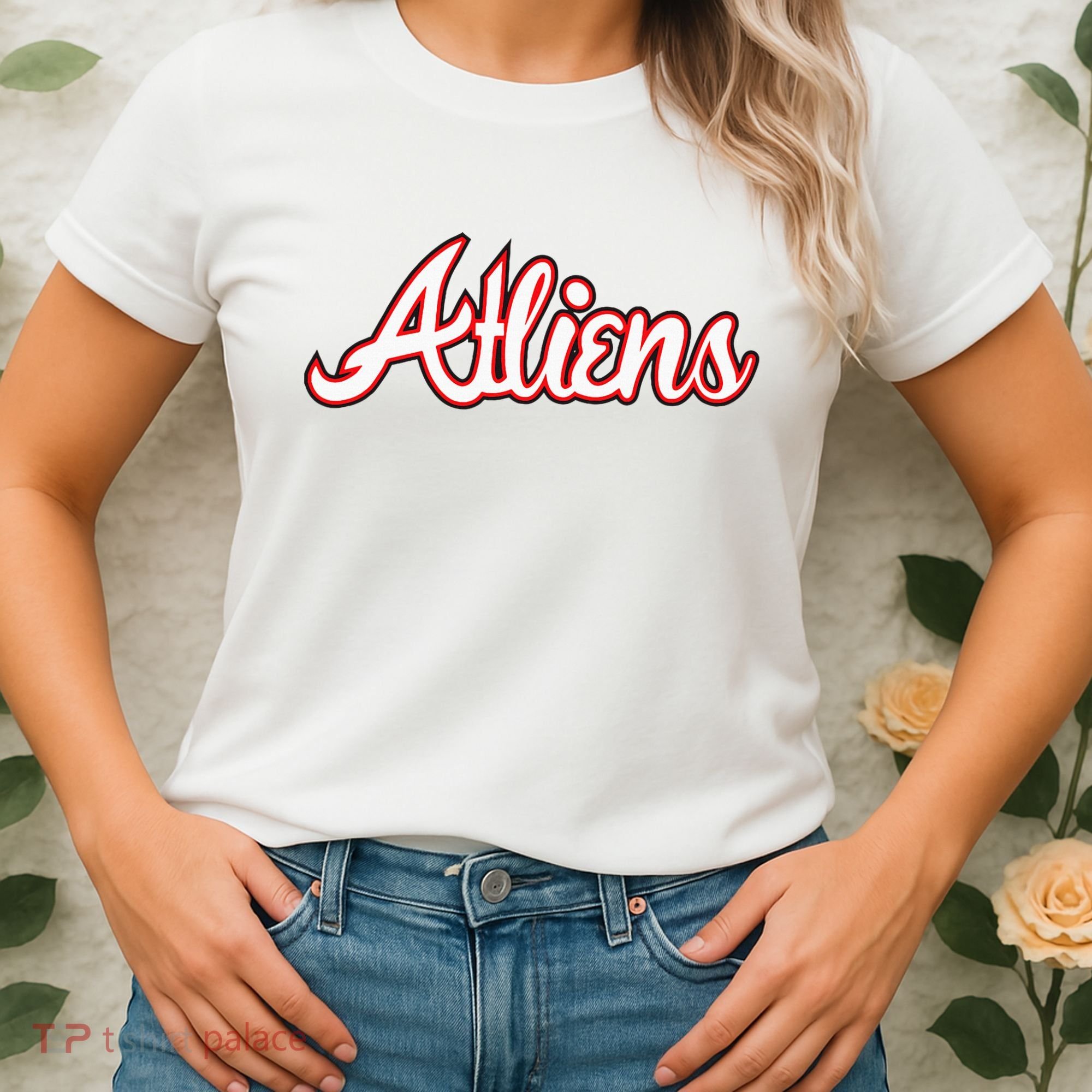 Atliens Atlanta Script Women's T-Shirt