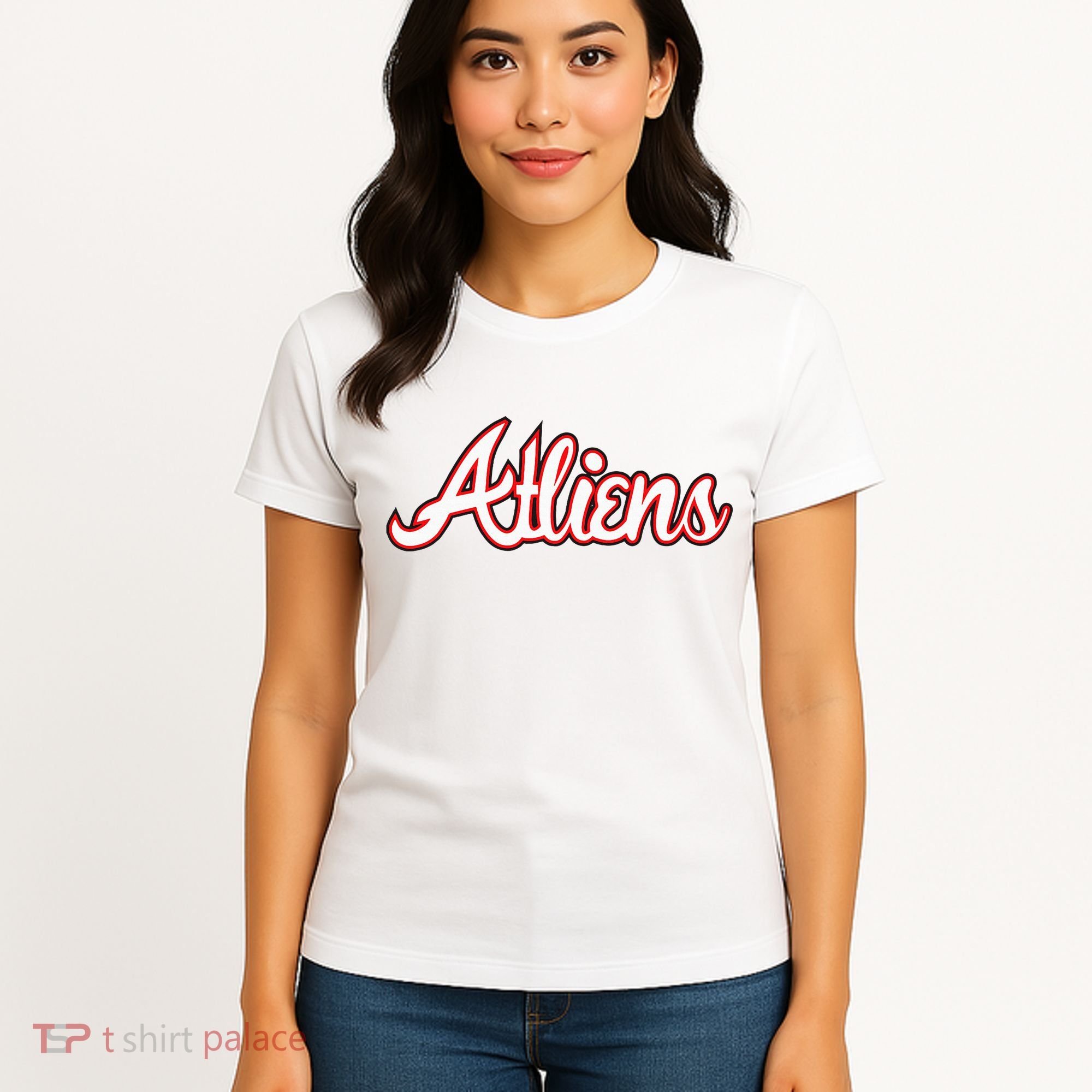 Atliens Atlanta Script Women's T-Shirt