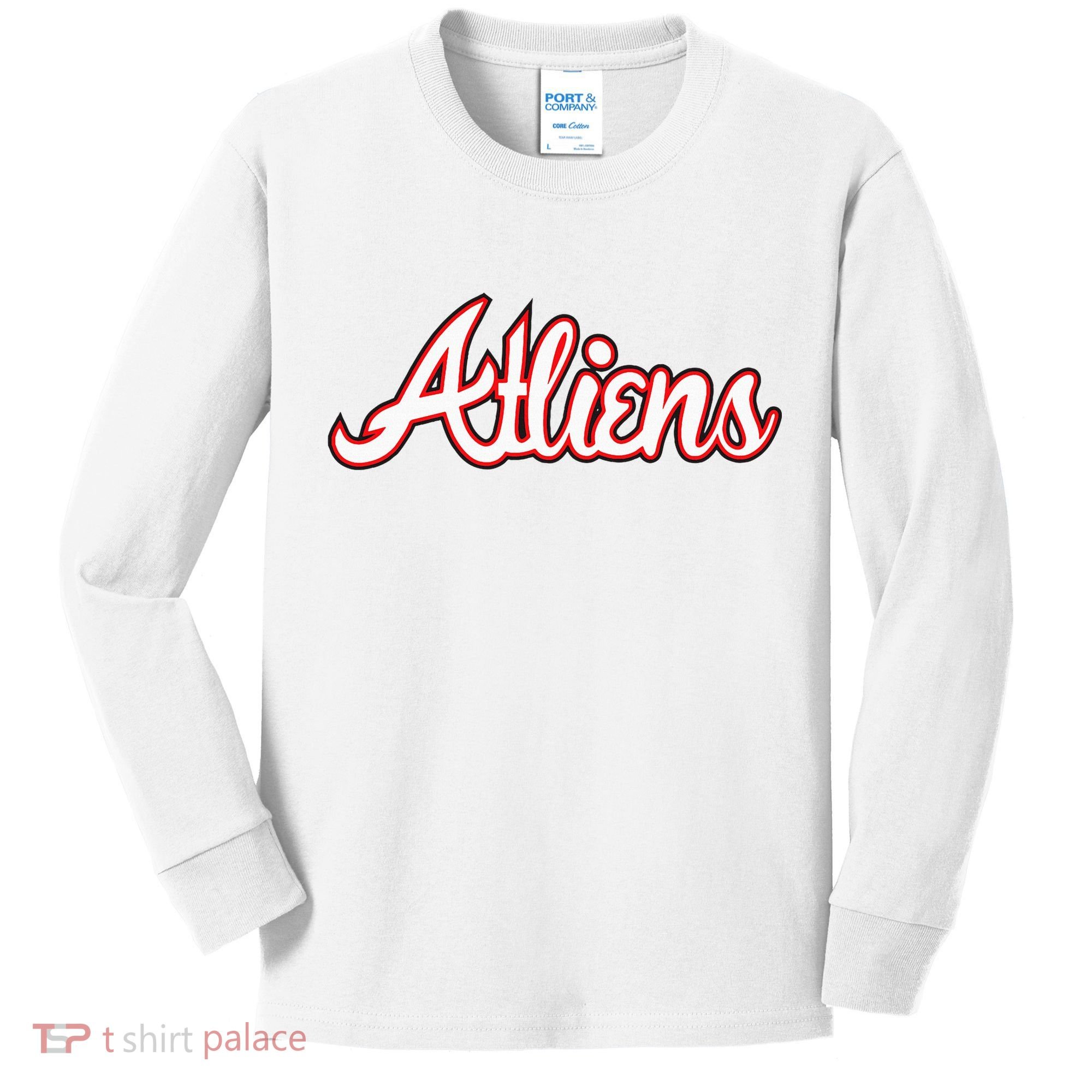 Atliens Atlanta Script Kids Long Sleeve Shirt