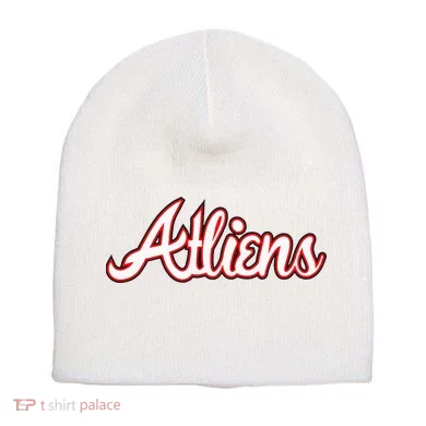 Atliens Atlanta Script Short Acrylic Beanie