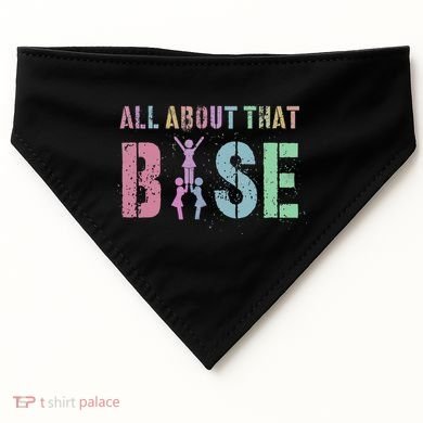 ALL ABOUT THAT BASE Purple Cheer Squad USA-Made Doggie Bandana
