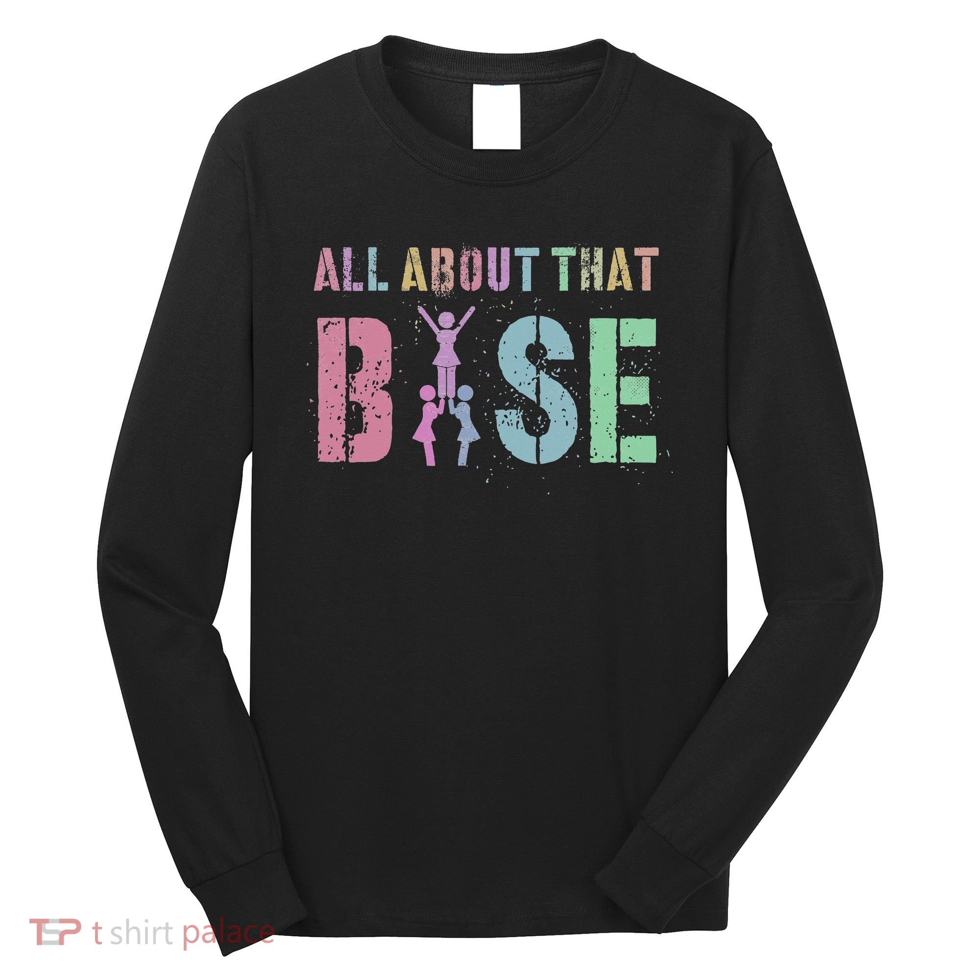 ALL ABOUT THAT BASE Purple Cheer Squad Long Sleeve Shirt