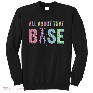 ALL ABOUT THAT BASE Purple Cheer Squad Sweatshirt