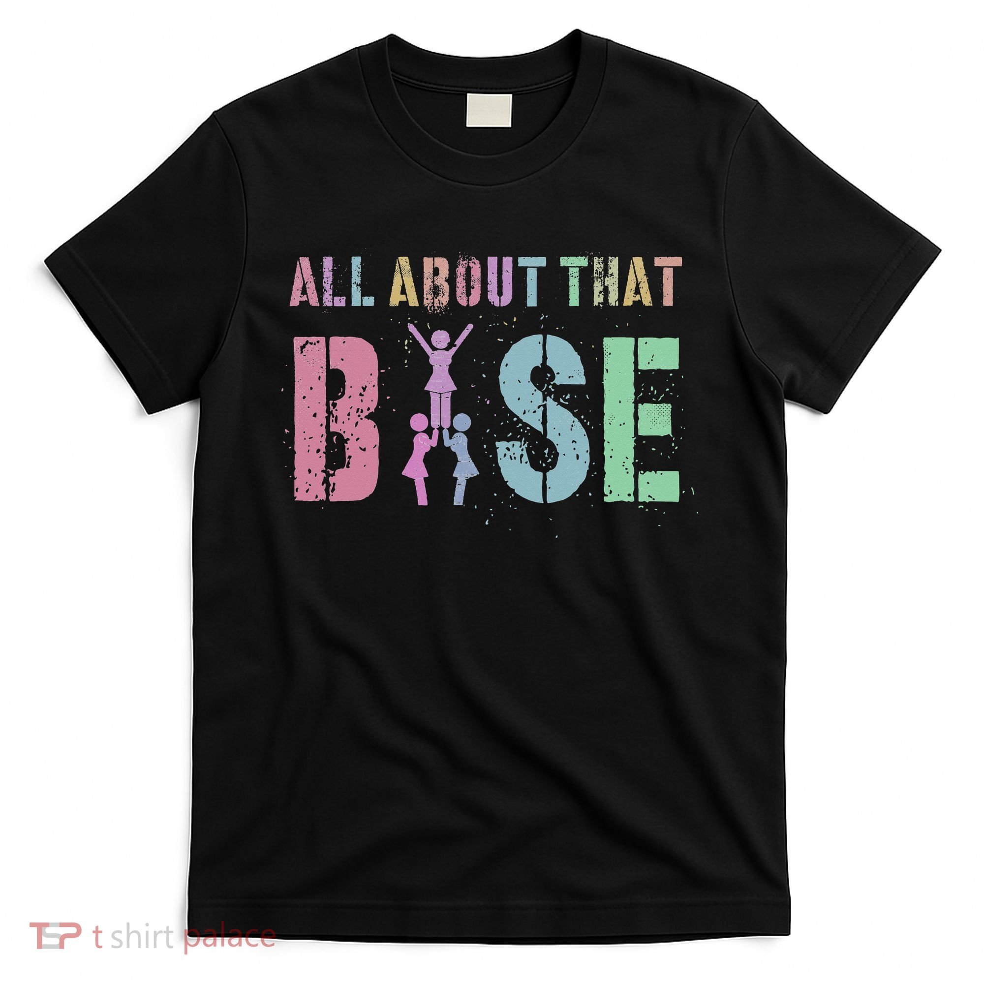 ALL ABOUT THAT BASE Purple Cheer Squad T-Shirt
