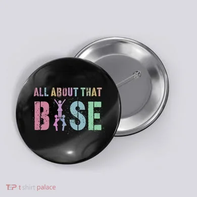 ALL ABOUT THAT BASE Purple Cheer Squad Button