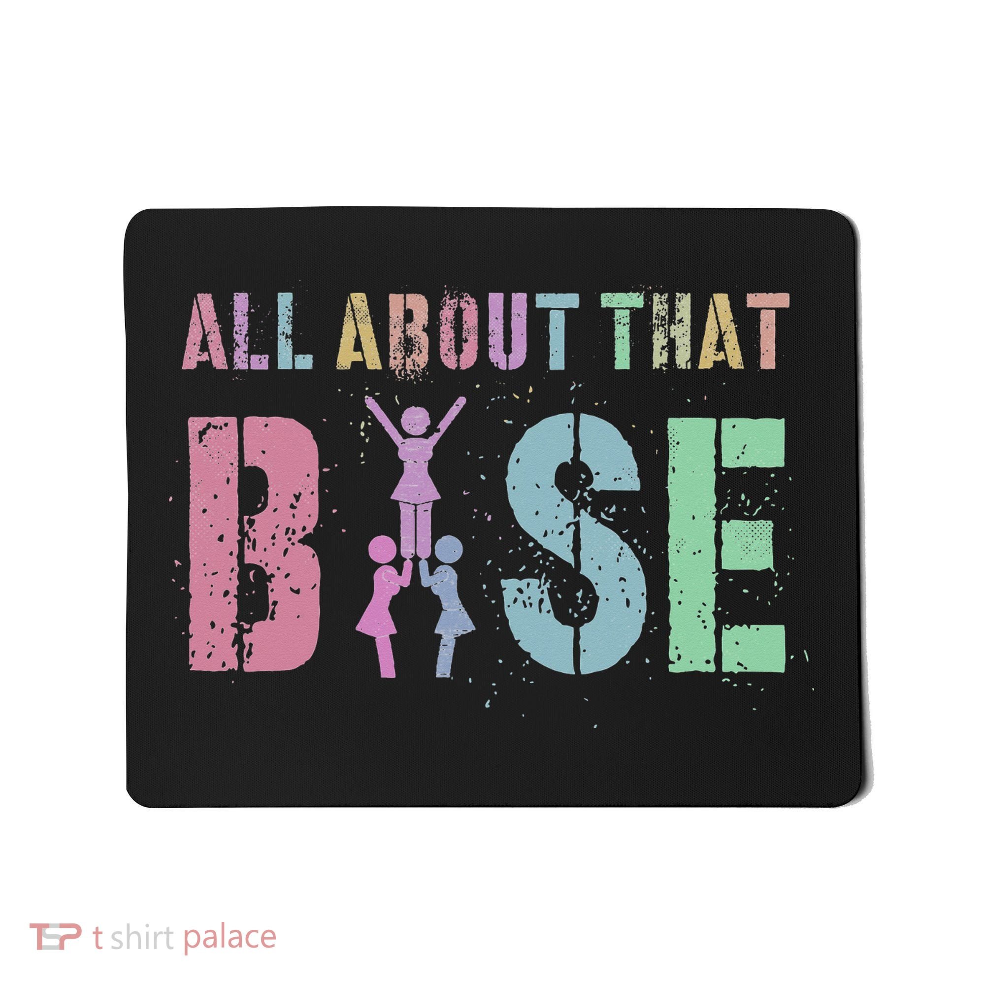 ALL ABOUT THAT BASE Purple Cheer Squad Mousepad