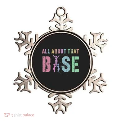 ALL ABOUT THAT BASE Purple Cheer Squad Ornament