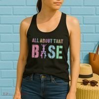 ALL ABOUT THAT BASE Purple Cheer Squad Women's Tank Top thumb 2