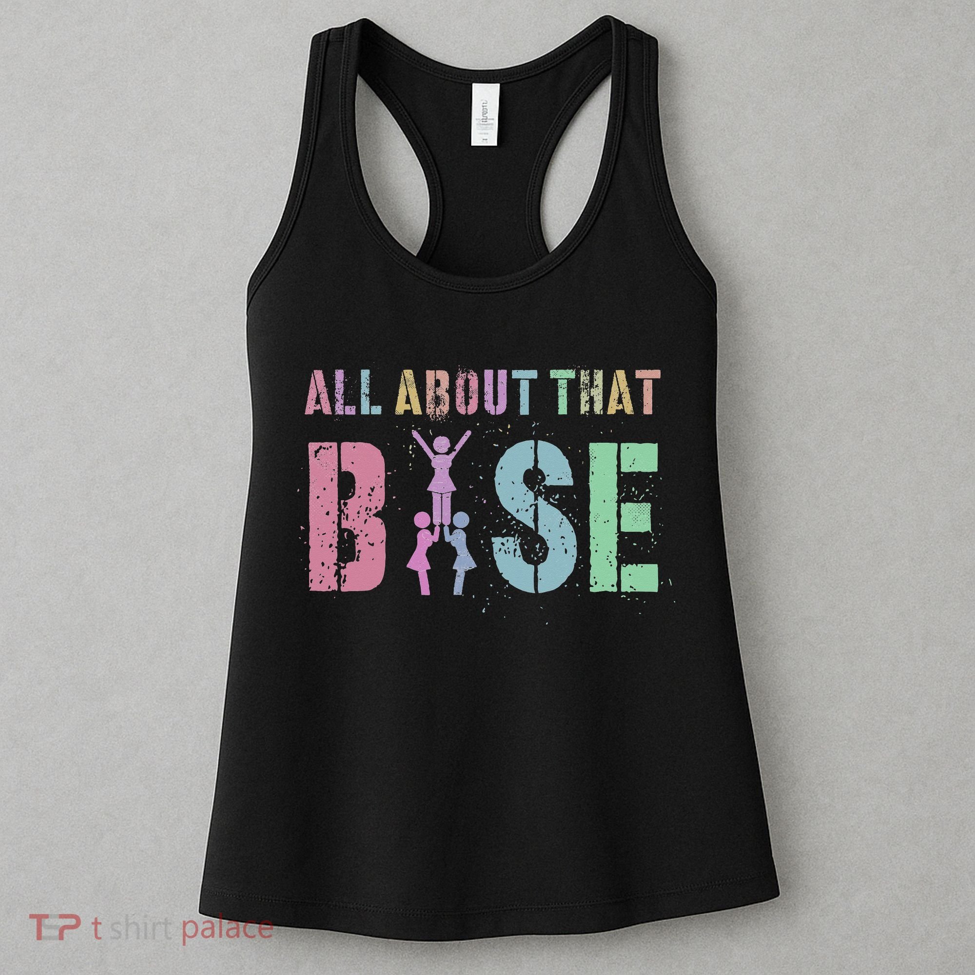 ALL ABOUT THAT BASE Purple Cheer Squad Women's Tank Top
