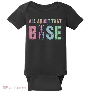 ALL ABOUT THAT BASE Purple Cheer Squad Baby Bodysuit