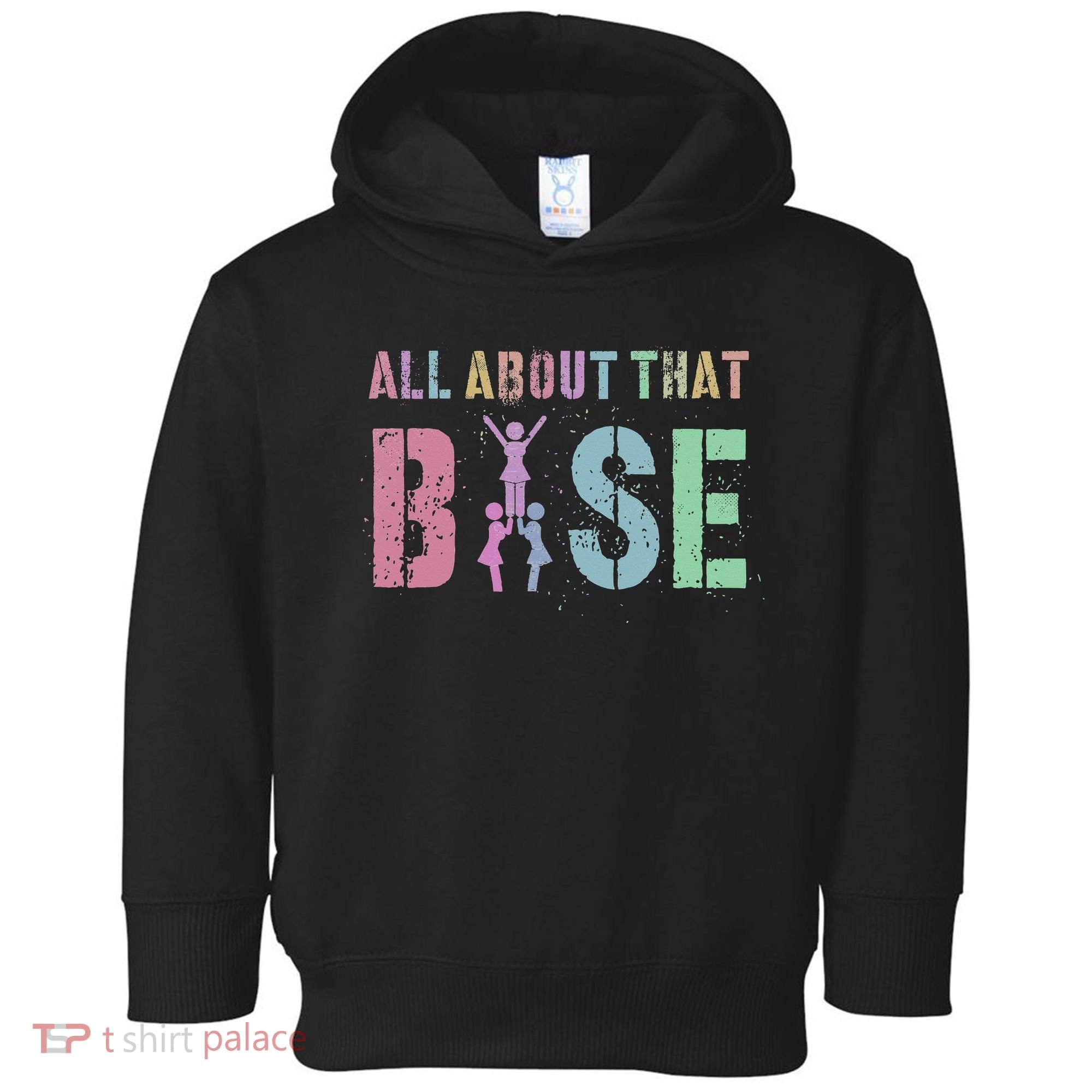 ALL ABOUT THAT BASE Purple Cheer Squad Toddler Hoodie