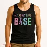ALL ABOUT THAT BASE Purple Cheer Squad Tank Top thumb 3