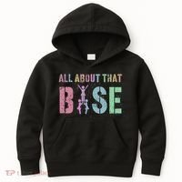 ALL ABOUT THAT BASE Purple Cheer Squad Kids Hoodie thumb 0