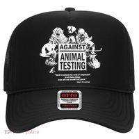 Against Animal Testing Farm Pet Liberation Right Vegan Retro Cool Gift Hat thumb 0