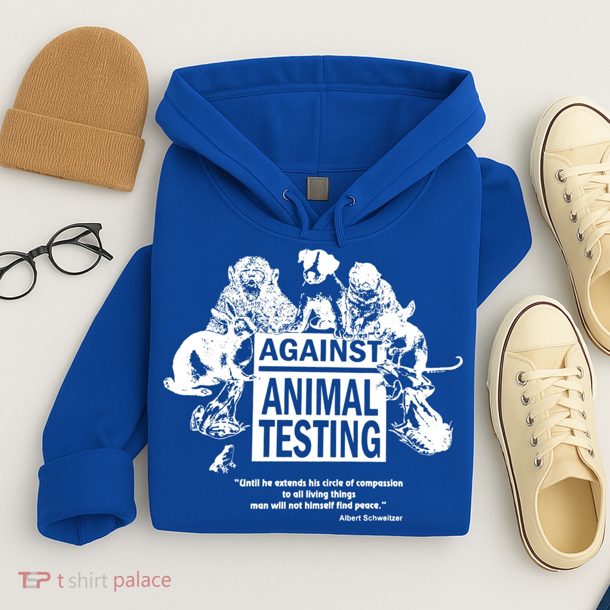 Against Animal Testing Farm Pet Liberation Right Vegan Retro Cool Gift Hoodie