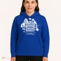 Against Animal Testing Farm Pet Liberation Right Vegan Retro Cool Gift Hoodie thumb 5