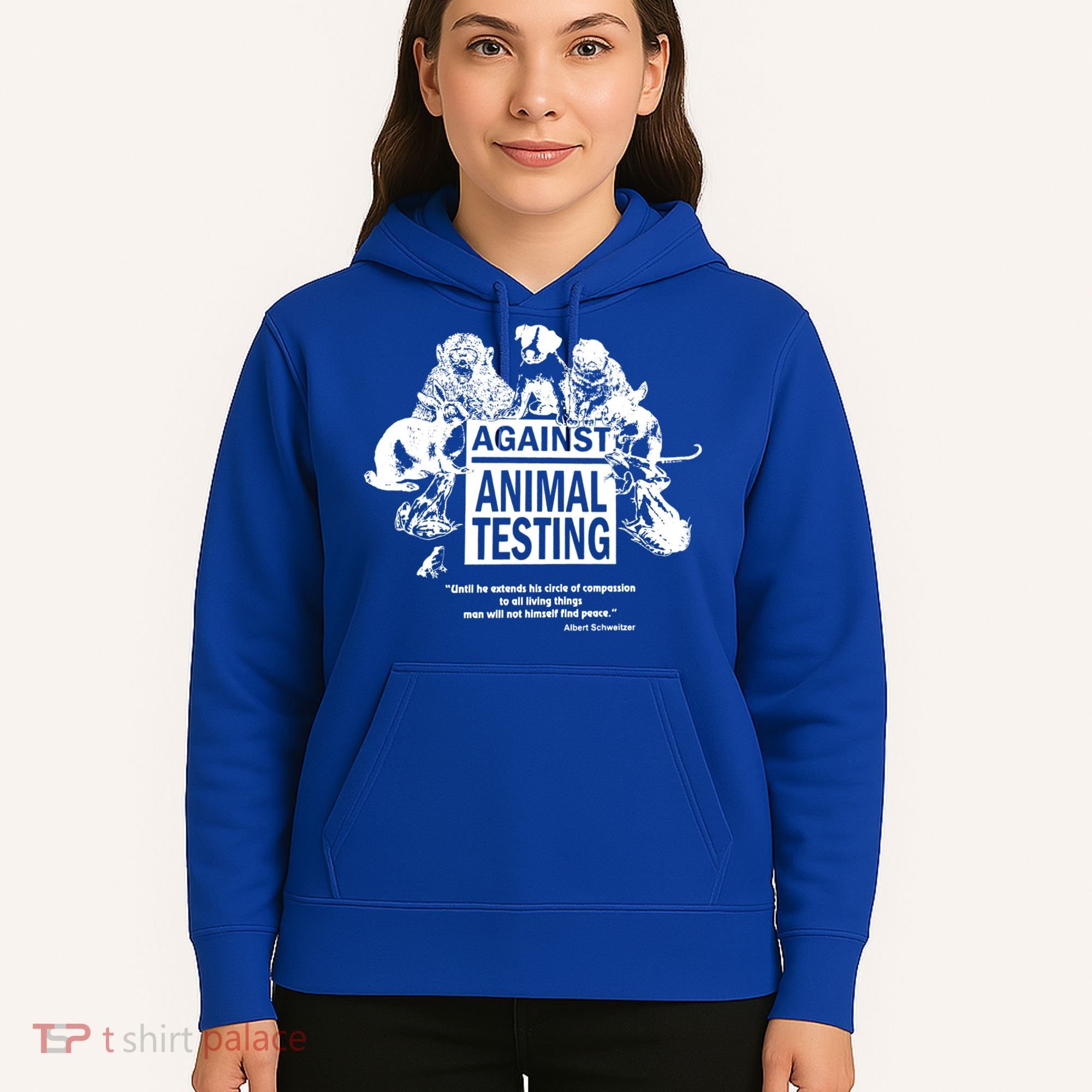 Against Animal Testing Farm Pet Liberation Right Vegan Retro Cool Gift Hoodie