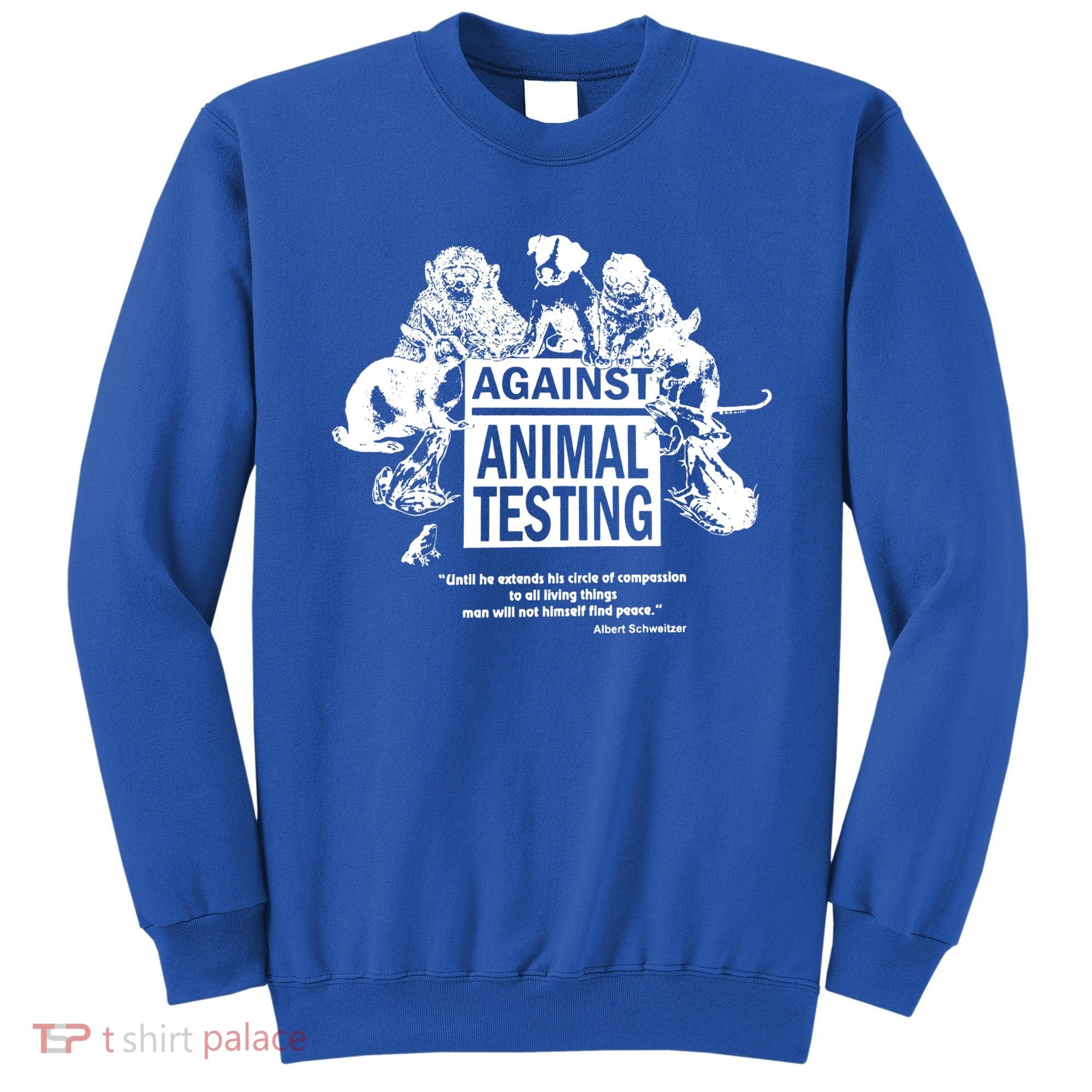 Against Animal Testing Farm Pet Liberation Right Vegan Retro Cool Gift Sweatshirt