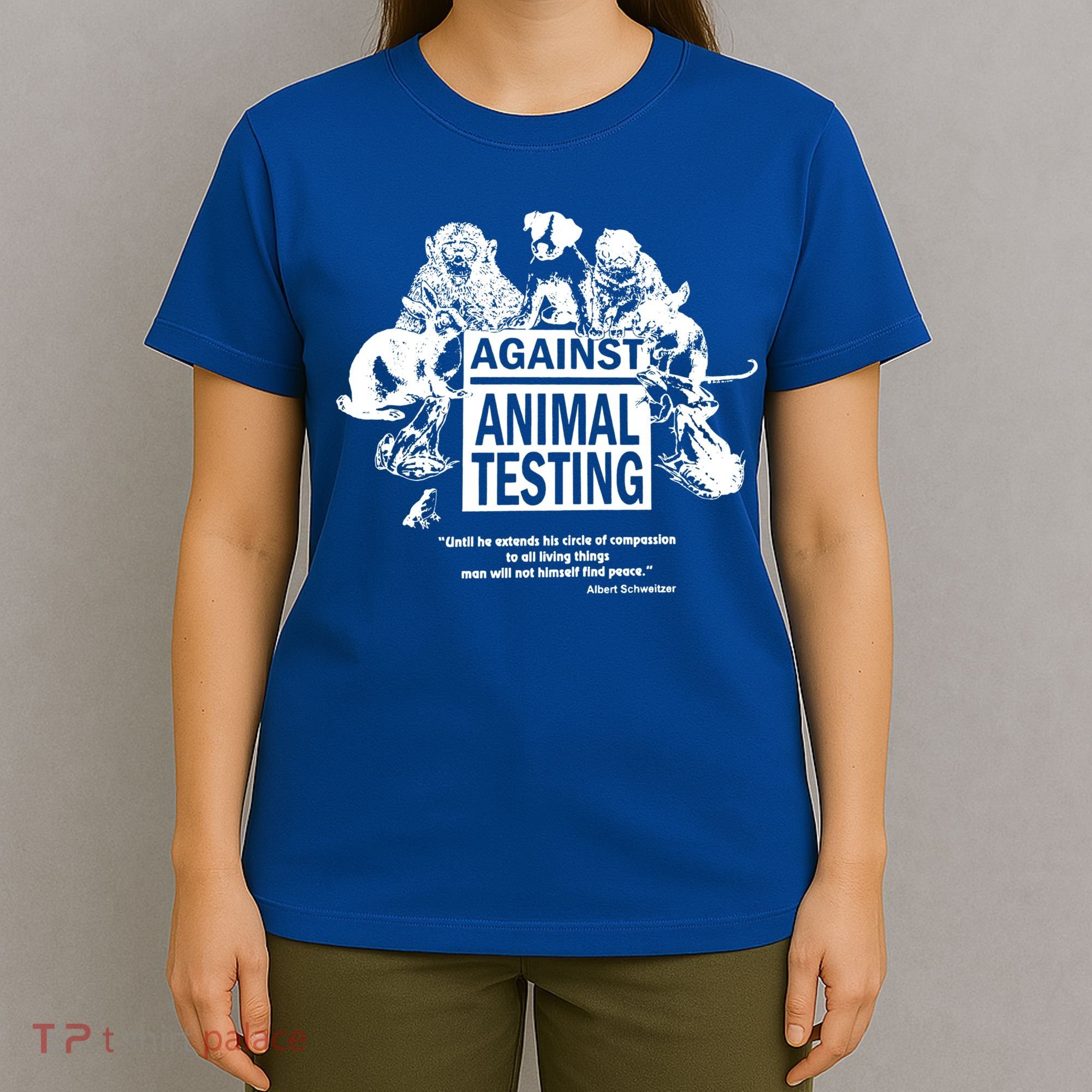 Against Animal Testing Farm Pet Liberation Right Vegan Retro Cool Gift T-Shirt